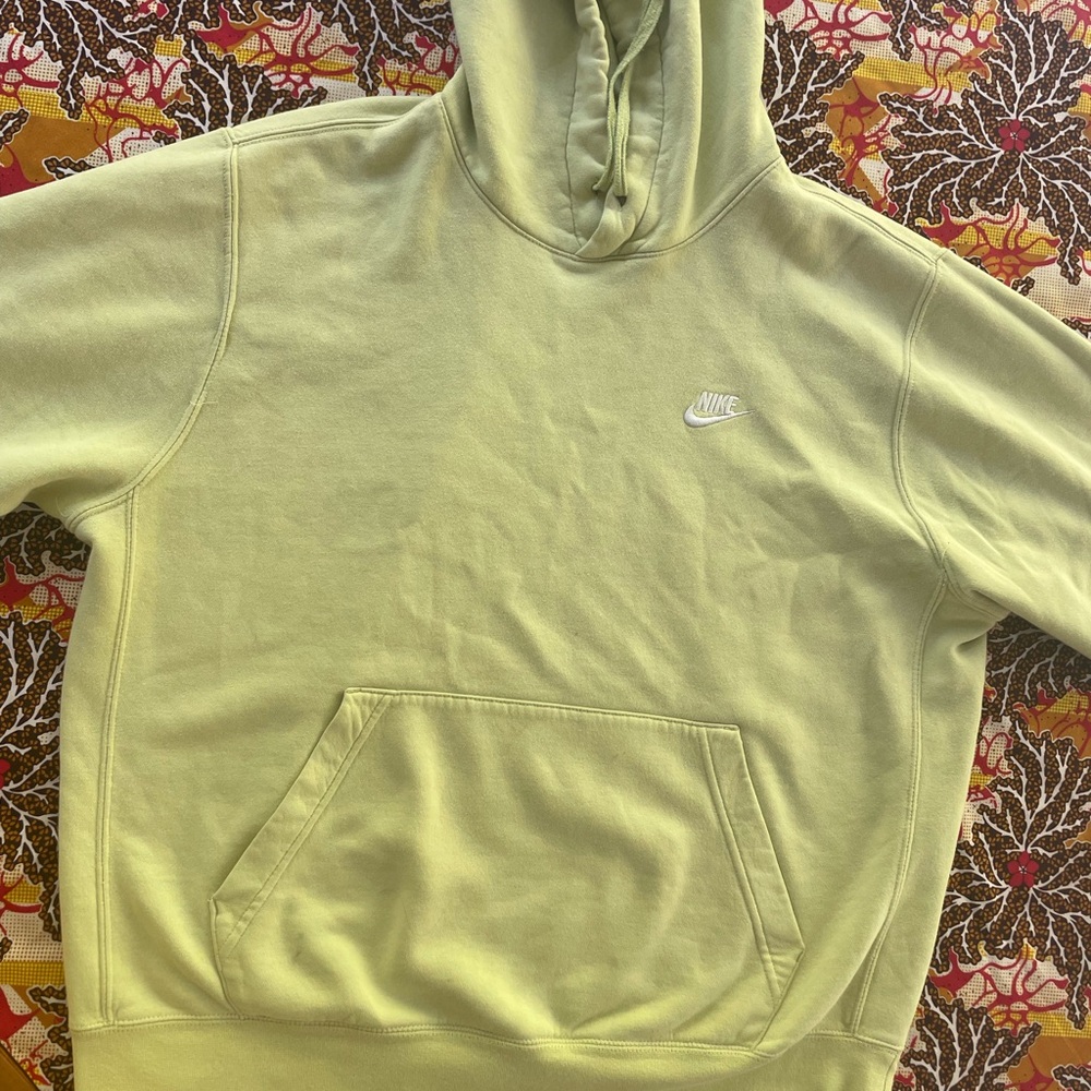 Nike Green Sweatshirt Hoodie Classic Design